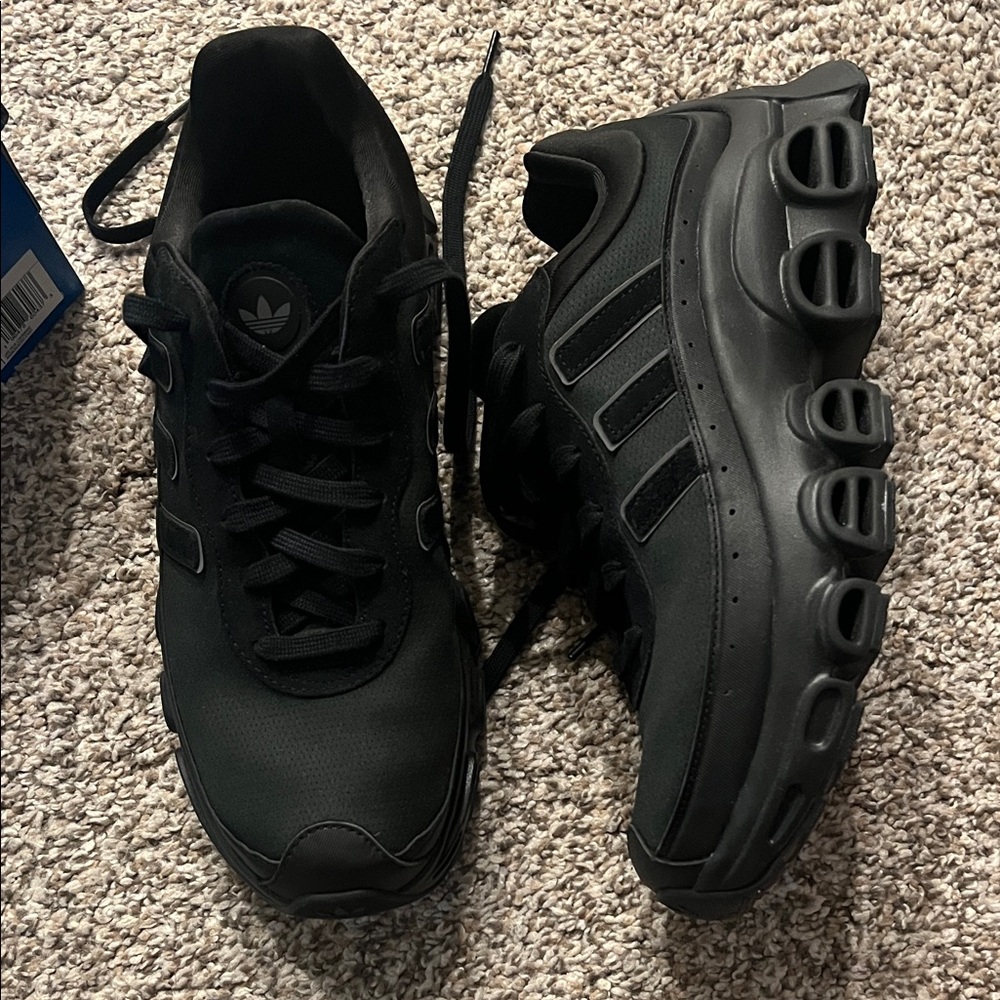 Adidas Adifom Megaride Triple Black Running Shoes With Box - Picture 6 of 11